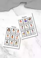 anteprima - Flashcard - Flashcards emozioni in italiano - Pagina di copertina