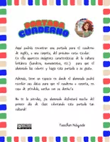 Vista previa - Manualidades / Dibujos para colorear - English Notebook Cover Page for coloring - Portada