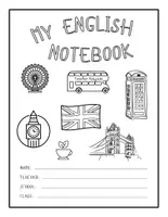 Vista previa - Manualidades / Dibujos para colorear - English Notebook Cover Page for coloring - página 2