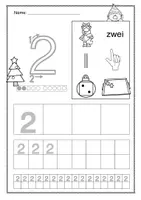 Vorschau - Arbeitsblätter - Ziffern schreiben - Weihnachts-Edition - Seite 2