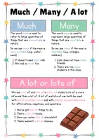 Vorschau - Arbeitsblätter - Much Many A lot Grammatik Englisch Klasse 5 bis 7 Materialpaket - Seite 2