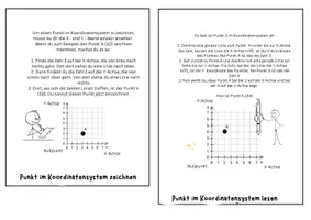 Vorschau - Arbeitsblätter - Koordinatensystem - Flipbook und Aufgabenheftchen - Seite 3