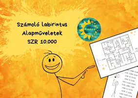 előnézet - Számoló labirintus - Alapműveletek SZR 10 - fedlap