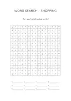 Vorschau - Arbeitsblätter - Word Search Shopping / Englisch 4-6 / Suchsel / Wortgitter - Seite 2