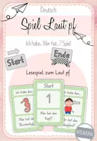 Vorschau - Spiele - Lesespiel : Ich habe - wer hat? Zum Laut pf - Deckblatt