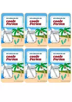 Vorschau - Anderer Materialtyp - Feriengruß ahoi Brause, Ich wünsche dir coole Ferien, Sommerferien Feriengruss - Seite 1