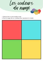 Aperçu - Feuilles d'exercices - Les couleurs du nuage - Page de couverture