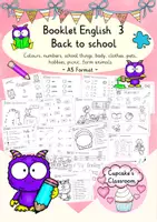 Vista previa - Hojas de trabajo - Inglés - hojas de trabajo - Activity book / workbook 3. Prim - English A1 - Portada
