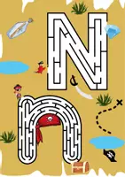 Vorschau - Unterrichtsreihen - Neugieriger Spaß mit dem Buchstaben N/n - Seite 1