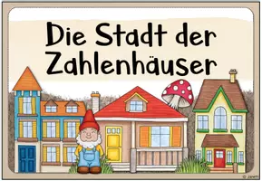 Vorschau - Arbeitsblätter - Die Stadt der Zahlenhäuser (Zahlenzerlegung) | Grundschule Kl. 1 | Materialpaket - Seite 3