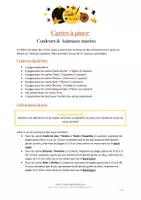 Aperçu - Apprentissages en autonomie - Cartes à pince - Couleurs et animaux marins - Page 1