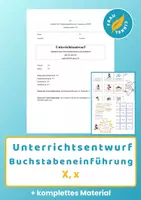 Vorschau - Stundenentwürfe - Unterrichtsentwurf Buchstabeneinführung - Deckblatt