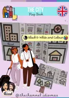 Vista previa - Tarjetas / Manipulativos - THE CITY – Flap Book (20 Words) - Portada