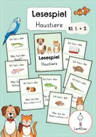 Vorschau - Arbeitsblätter - Lesepaket: Haustiere | Leseverstehen, Klasse 1 - 4 - Seite 1