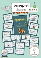 Vorschau - Spiele - Lesespiel Zauberei, Grusel | Kl. 1 + 2 - Deckblatt