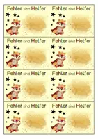 Vorschau - Anderer Materialtyp - Buchstaben-Helden: "Fehler sind Helfer" / Radiergummi -Geschenk - Seite 1