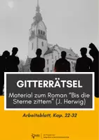 Vorschau - Arbeitsblätter - Gitterrätsel zu "Bis die Sterne zittern" (J. Herwig) - Kap. 22-32 - Deckblatt
