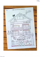 Vorschau - Arbeitsblätter - Zahlenhaus - Zahl des Tages ZR20 mit Rechentricks - Seite 2