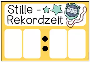 Vorschau - Poster - Stille Rekordzeit - Schilder (Classroom Management) - Seite 3