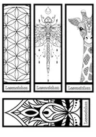 Vorschau - Mal- und Bastelvorlagen - 16 Mandala LESEZEICHEN zum Selbstgestalten - Seite 3