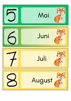 Vorschau - Poster - Fuchsklasse: Dauerkalender als Klassenraumdeko und Gesprächsanlass - Seite 2