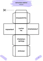 Vorschau - Spiele - Materialpaket - Sport Würfel - Aufwärmen - Fitness - Koordination - Seite 3