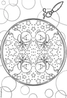 Vorschau - Arbeitsblätter - Mandala Buch "Winter-Edition" - Seite 2