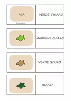 Vorschau - Spiele - Domino zum Thema "i colori" auf Italienisch - Seite 1