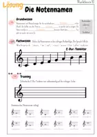 Vorschau - Arbeitsblätter - Musik fachfremd unterrichten: Die Notennamen - Seite 2