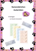 Vorschau - Anderer Materialtyp - Namenskärtchen Zuckertüten - Deckblatt
