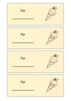 Vorschau - Anderer Materialtyp - Namenskärtchen Zuckertüten - Seite 3