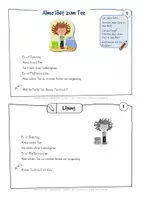 Vorschau - Stationenlernen - Abschreibtexte Klasse 3 - Abschreiben Klasse 3 - Abschreibtexte Grundschrift - Abschreibkartei & Lesekartei - Abschreibübungen - Alma lädt zum Tee - Freiarbeitskartei - Fragen zum Text - Seite 3