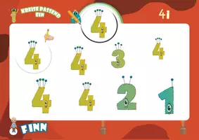 Vorschau - Unterrichtsreihen - Die Zahl 4 spielerisch entdecken – Zahlen lernen mit den Alonies - Seite 3