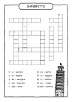 Vorschau - Arbeitsblätter - IMPERFETTO - Kreuzworträtsel (Arbeitsblatt) - Seite 1