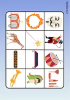 Vorschau - Arbeitsblätter - Wortschatz Bingo - Zirkus (Klasse 1 und 2) - Seite 2
