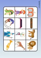 Vorschau - Arbeitsblätter - Wortschatz Bingo - Zirkus (Klasse 1 und 2) - Seite 3