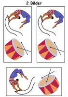 Vorschau - Arbeitsblätter - Zirkus Schattenbilder - DaZ/DaF, Deutsch (Klasse 1 und 2) - Seite 3