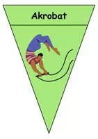 Vorschau - Arbeitsblätter - Wimpel Zirkus - DaZ/DaF, Deutsch, Sachunterricht - Seite 3