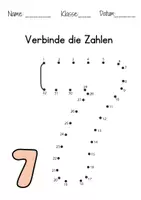 Vorschau - Mal- und Bastelvorlagen - Von Punkt zu Punkt: Zahlen verbinden 1-32 | ZR 100 - Deckblatt