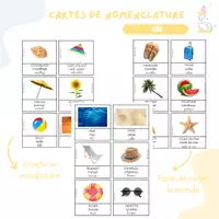 Aperçu - Apprentissages en autonomie - Cartes de nomenclature été - Page de couverture