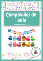 Vista previa - Decoración del aula - PANEL CUMPLEAÑOS - Portada