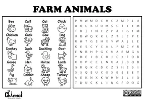 Aperçu - Feuilles d'exercices - VOCABULARY – PACK OF 20 WORD SEARCHES IN ENGLISH - Page 2