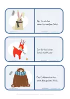 Vorschau - Spiele - Lesedominos Klasse 1 - Lesedominos Klasse 2 - TIERE im HERBST 3 - 3-fach differenziert - Lesedomino für die Bild-Satz-Zuordnung - Lesedomino Klasse 1 - Lesedomino Klasse 2 - Freiarbeitsmaterial Deutsch - Freiarbeit Deutsch - Seite 3