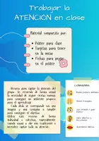 Vista previa - Para docentes: organización, planificación y formación - Cómo captar la atención en clase. Póster - página 1
