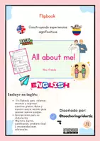Vista previa - Manualidades / Dibujos para colorear - Flipbook: All about me! Back to the school - Portada