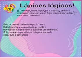 Vista previa - Hojas de trabajo - Lápices lógicos - página 2