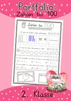 Vorschau - Arbeitsblätter - Portfolio: Zahlen bis 100 - Deckblatt