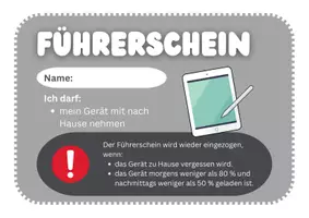 Vorschau - Bildkarten - Führerschein Gerät - Klassenzimmer - Seite 1