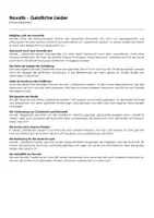 Vorschau - Arbeitsblätter - Novalis - Geistliche Lieder - Deckblatt