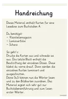 Vorschau - Bildkarten - Lesedose Buchstabe A - Seite 1